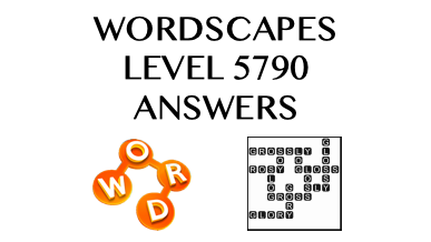 Wordscapes Level 5790 Answers