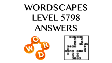 Wordscapes Level 5798 Answers