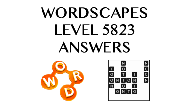 Wordscapes Level 5823 Answers