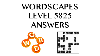 Wordscapes Level 5825 Answers