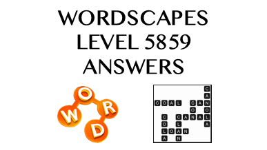 Wordscapes Level 5859 Answers