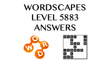 Wordscapes Level 5883 Answers