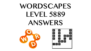 Wordscapes Level 5889 Answers