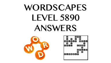 Wordscapes Level 5890 Answers