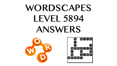 Wordscapes Level 5894 Answers