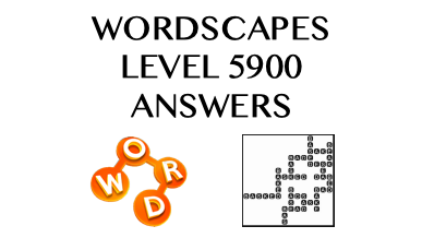 Wordscapes Level 5900 Answers