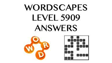 Wordscapes Level 5909 Answers