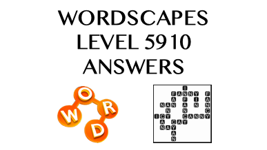 Wordscapes Level 5910 Answers