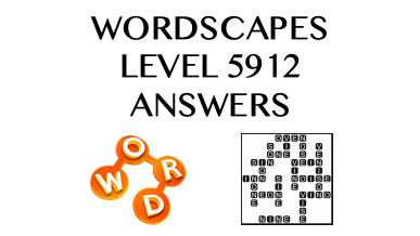 Wordscapes Level 5912 Answers