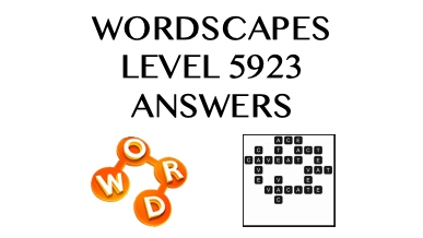 Wordscapes Level 5923 Answers