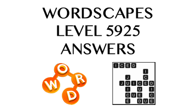 Wordscapes Level 5925 Answers