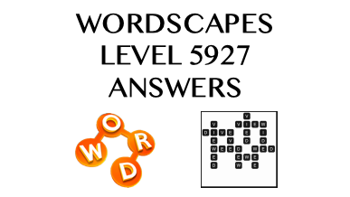 Wordscapes Level 5927 Answers