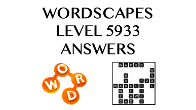 Wordscapes Level 5933 Answers