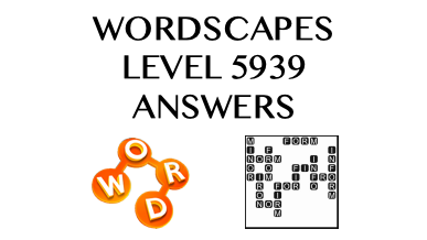 Wordscapes Level 5939 Answers