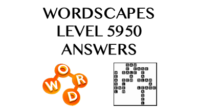 Wordscapes Level 5950 Answers