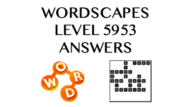 Wordscapes Level 5953 Answers