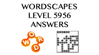 Wordscapes Level 5956 Answers