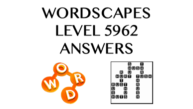 Wordscapes Level 5962 Answers