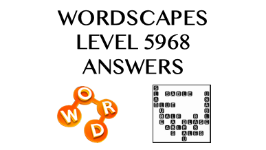 Wordscapes Level 5968 Answers
