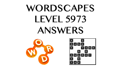 Wordscapes Level 5973 Answers