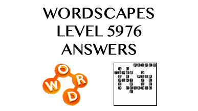 Wordscapes Level 5976 Answers