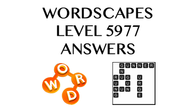 Wordscapes Level 5977 Answers