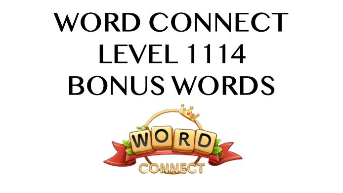 word connect level 1114 answers