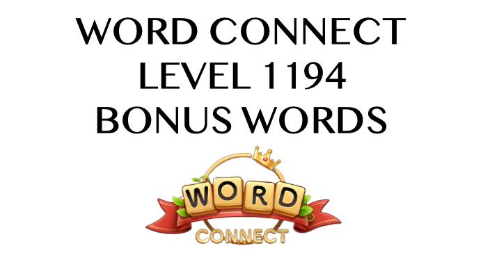 word connect level 1194 answers