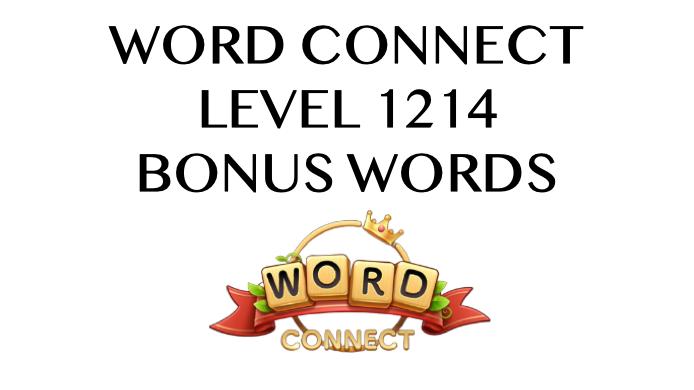 word connect level 1214 answers