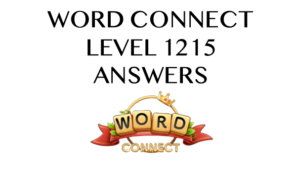 Word Connect Level 1215 Answers