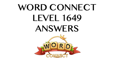 Word Connect Level 1649 Answers