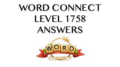 Word Connect Level 1758 Answers
