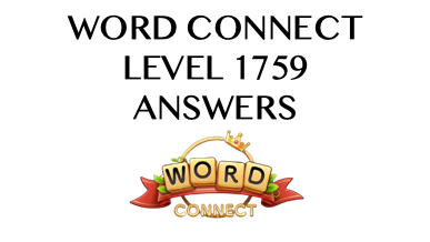 Word Connect Level 1759 Answers
