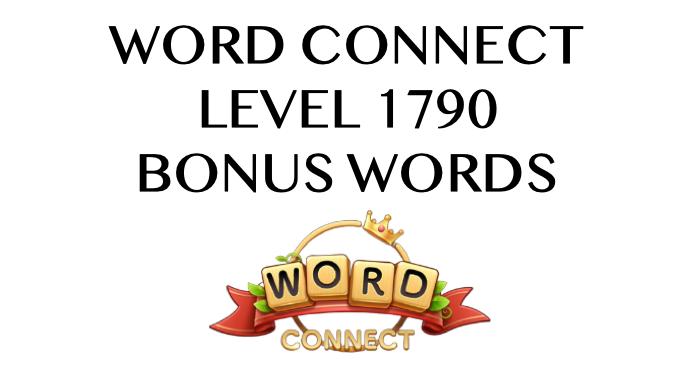 word connect level 1790 answers
