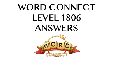 Word Connect Level 1806 Answers