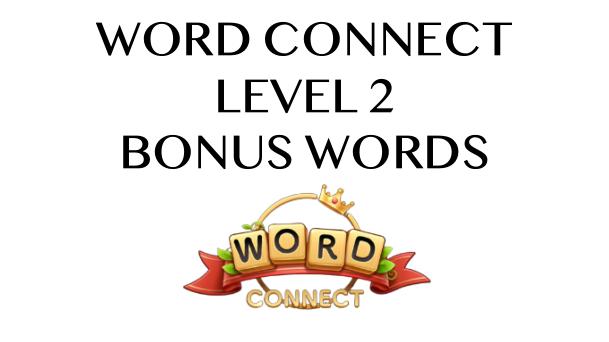 word connect level 2 answers