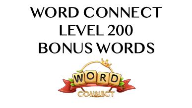 word connect level 200 answers