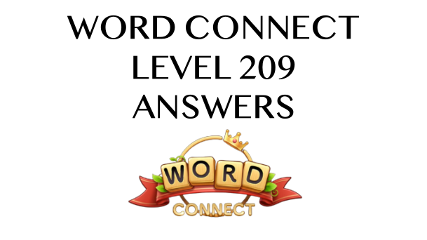 Word Connect Level 209 Answers