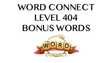 word connect level 404 answers