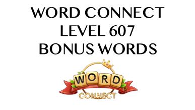 word connect level 607 answers