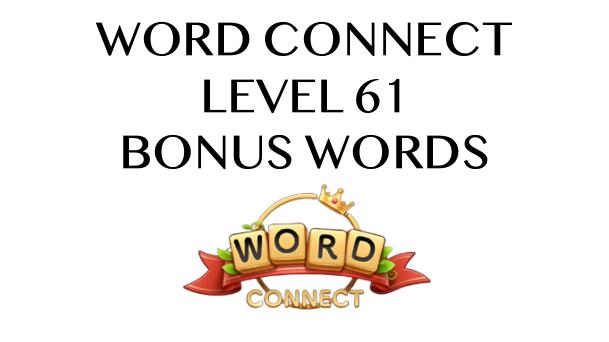 word connect level 61 answers