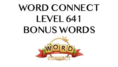 word connect level 641 answers