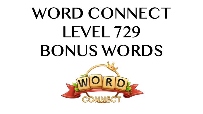 word connect level 729 answers