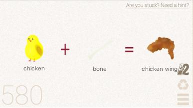 How to make Chicken Wing in Little Alchemy