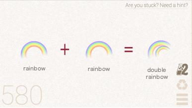 How to make Double Rainbow in Little Alchemy