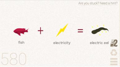 How to make Electric Eel in Little Alchemy