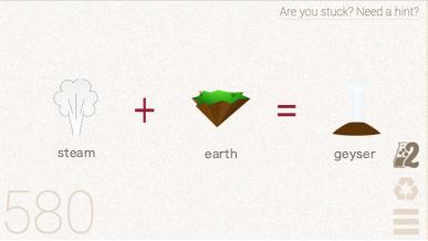 How to make Geyser in Little Alchemy