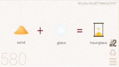 How to make Hourglass in Little Alchemy