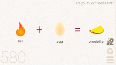 How to make Omelette in Little Alchemy