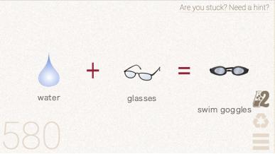 How to make Swim Goggles in Little Alchemy